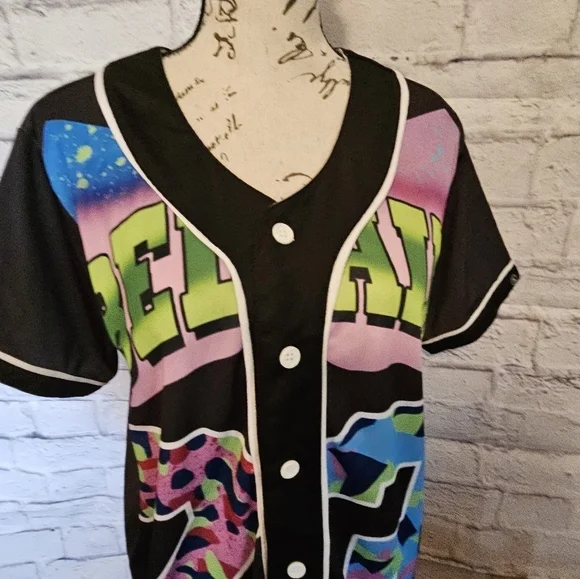 Black Multicolor Kids Jersey Mr. Bao XL - Picture 6 of 12